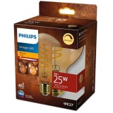 Bec LED vintage (decorativ) Classic Gold Globe G93, EyeComfort, E27, 4W (25W), 250 lm, lumina calda (1800K), dimabil, Philips