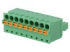 Conector Regleta Deconectabila Phoenix Contact 9 Piste 3.81mm Montare Cablu Poliamida Verde 8A 160V
