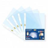 Cumpara ieftin Set 50 Folii Cristal Protectie Documente A4 Daco Imperial, Margine Multiperforata pentru Arhivare, Set Folii Protectoare, Set 50 Folii Cristal Protect