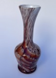 Vasă de sticlă opalină designer Carlo Moretti, Murano, Italia, anii 1970
