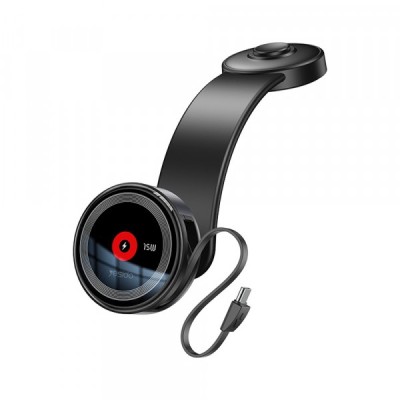 Incarcator Auto Wireless Yesido C314, 15W, 1.67A, Negru foto