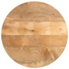 Gossi blat de masa rotund, &Oslash; 40x2,5 cm, lemn masiv de mango brut