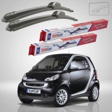 Cumpara ieftin Ștergătoare Smart Fortwo Coupe 451 2007-2015 | Set Față Flat &ndash; TeamCar&reg;