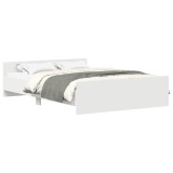 Cumpara ieftin Cadru de pat cu tablie, alb, 120x200 cm