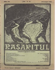 Revista Rasaritul nr. 11-12 din iulie-august 1926 foto