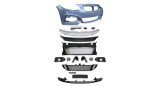 Set bara fata Bmw Seria 2, 03.2021, cu lampi ceata, cu gauri spalator si senzori parcare; grunduit, de vopsit; Tip M235; cu grile inferioare, cu