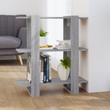 VidaXL Bibliotecă/Separator cameră, gri sonoma, 80x30x87 cm