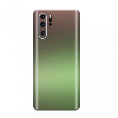 Set Folii Skin Acoperire 360 Compatibile cu Huawei P30 Pro (Set 2) - Wraps Skin Chameleon Avocado Metallic foto