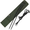 Set 2 Distance Sticks NGT CNC cu Husa, Bete Masurare Pescuit, Aluminiu Anodizat, Ergonomic