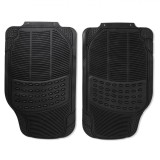 Set Covorașe Auto, PVC, Negru, 4 Bucăți, Antialunecare, Oem