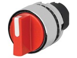 Comutator rotativ 22mm EAO Poz.i stabil 2 roșu fără IP65 46 Poz: 2