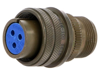 Conector circular mamă 16, 3 pini foto