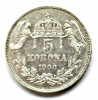 UNGARIA 5 KORONA 1900 COROANE KRONE ARGINT XF AUNC, Europa