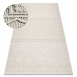 Covor JERSEY 19234 cremă - Romburi, structurale, bucla BOHO, 240x330 cm