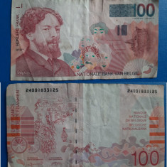 bancnotă _ Belgia _ 100 franci ( francs ) _ ND ( 1995 - 2001 )