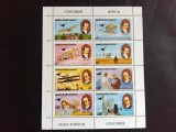 Coliță / Mini-foaie Istoria Aviației, Frații Wright, Concorde &amp; Expoziții Filatelice / Guineea Ecuatorială (1981) - A583