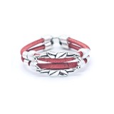 Bratara dubla din pluta Floral