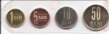Romania Set 4 - , 1, 5, 10, 50 bani 2012 - PROOF, orientare medalie, KM-189, 190, 191, 192 UNC !!!