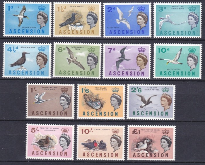 DB1 Fauna Pasari 1963 Ascension 14 v. MNH