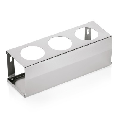 Suport inox pentru 3 sticle sosuri, 33x10.5 cm foto