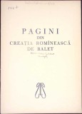 PAGINI DIN CREATIA ROMANEASCA DE BALET-COLECTIV-352517