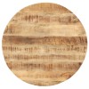 VidaXL Blat de masă, 80 cm, lemn masiv de mango, rotund, 25-27 mm