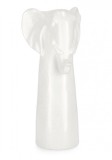 Cumpara ieftin Vaza flori dolomit alb Elefant 14.3x13.4x32 cm