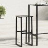 Gossi scaune bar 4 buc. negru 38x38x80 cm otel vopsit electrostatic