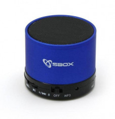 Boxa portabila SBox BT-160 Bluetooth Blue foto