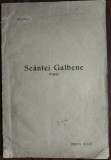 (GEORGE) G. V. BACOVIA - SCANTEI GALBENE (POEZII) [editia princeps, BACAU 1926]