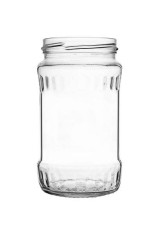 Set 24 borcane de 370 ml, din sticla, fara capac