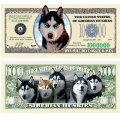 !!! SUA = FANTASY NOTE (TJ6) = HUSKY SIBERIAN - 2015 - UNC / SERIA WOOF