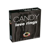 Inel pentru penis comestibil SPENCER &amp; FLEETWOOD Candy Love Rings, gust dulce Tutti Frutti, marime universala - 3 buc