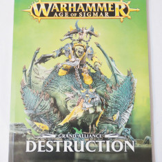 Warhammer Age of Sigmar Grand Alliance Destruction - carte reguli