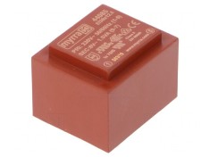 Transformator &icirc;ncapsulat 1,5VA 230VAC 6V 250mA PCB