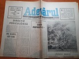 Ziarul adevarul 18 martie 1990-articolul &quot;casa poporului &quot;