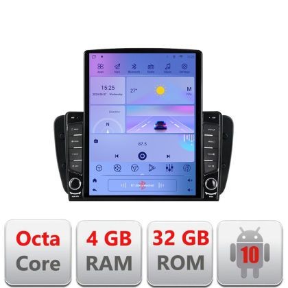 Navigatie Seat Ibiza 2008-2014 G-246 ecran tip TESLA 9.7&quot; cu Android Radio Bluetooth Internet GPS WIFI 4+32GB DSP 4G O CarStore Technology