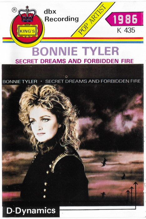 Casetă audio Bonnie Tyler &lrm;&ndash; Secret Dreams And Forbidden Fire, originală