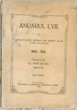 C9732N Anuarul Liceului rom&acirc;n ortodox din Brașov, pe al 77-lea an școlar 1920-1921 publicat de dr Iosif Blaga, director, 1921, Brașov