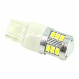 Bec O Faza T20 7440 / 5630 18SMD CanBus 9V-30V Nonpolar Lumina Alba JSUN20 090817-13, General