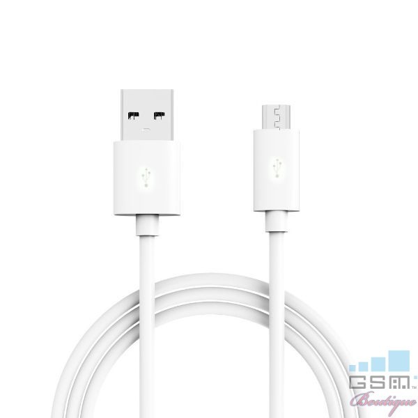 Cablu Date HTC Desire 820 MicroUSB 40cm Alb Cablu Date HTC Desire 820 MicroUSB 40cm Alb