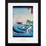 Poster cu Rama Hiroshige - The Seven Ri Beach (12x16)