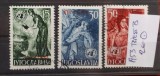 TS21 - Timbre serie Jugoslavia1953, Stampilat