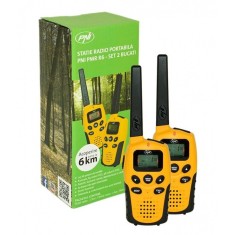 Statie Radio Walkie Talkie Pni PMR R6 Set 2 Buc foto