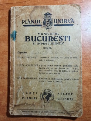 ghidul orasului bucuresti din anul 1938-perioada interbelica foto