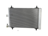 Condensator climatizare Citroen Berlingo, 04.2003-05.2008, motor 1.4, 55 kw benzina, full aluminiu brazat, 560 (520)x365x16 mm, cu uscator si filtru, Rapid