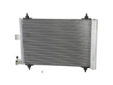 Condensator climatizare Citroen Berlingo, 04.2003-05.2008, motor 1.4, 55 kw benzina, full aluminiu brazat, 560 (520)x365x16 mm, cu uscator si filtru
