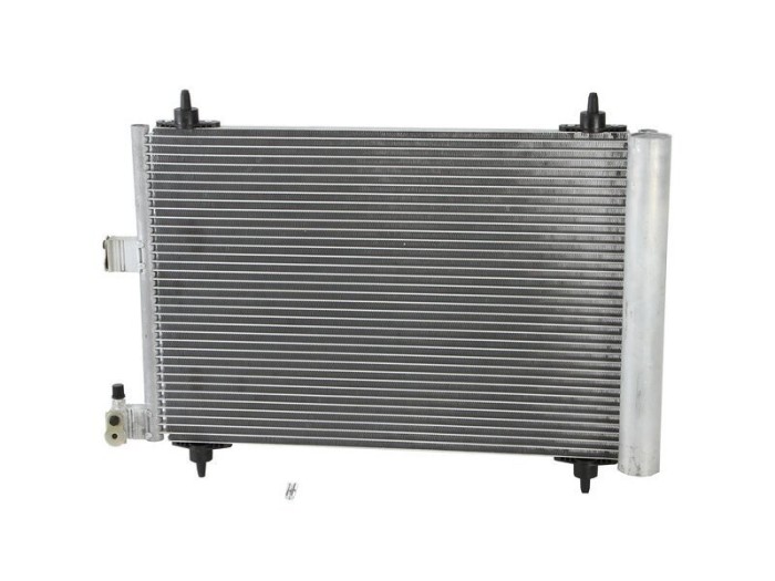 Condensator climatizare Citroen Berlingo, 04.2003-05.2008, motor 1.4, 55 kw benzina, full aluminiu brazat, 560 (520)x365x16 mm, cu uscator si filtru