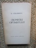 Cronicile optimistului - G. Calinescu