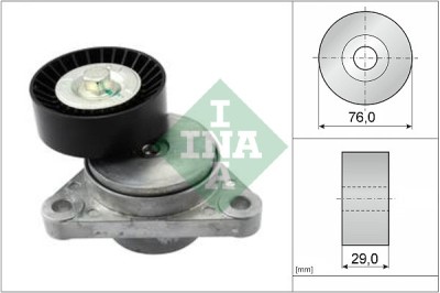 INA 534 0290 10 Intinzator curea, curea distributie foto